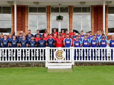 Pictured- Inter-Service group photo at Lords Cricket Ground, London.

The UKAF Inter-Services T20 is a triangular Twenty20 tournament involving all 3 armed forces who play for the Inter-Services T20 Trophy. First held in 2005 at the Army Cricket Ground at Aldershot, this will be the 18th year that the tournament has been held.

Each of the Armed Forces senior XIs play two Twenty20 games in the Inter-Services T20 tournament. The first of these matches will take place on 5 May at Portsmouth. The remaining matches take place at the Armed Forces Cricket Day at Lord’s on 10 May.

Armed Forces Cricket Day also includes the MCC v UKAFCA Women‘s fixture.

The men’s teams play for the honour of being crowned the UKAF Inter-Services T20 Champions. This tournament is one of five Inter-Services tournaments that are played throughout the season.
A post-tournament presentation will be held approximately 15 minutes after the conclusion of the last match when the respective trophies and awards will be presented by the President of MCC.